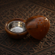 ⁦مبخر بيض النعام ( بني غامق )⁩ - الصورة ⁦2⁩