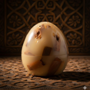 مبخر بيض النعام ( ابيض ناصع )