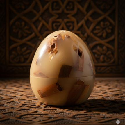 مبخر بيض النعام ( ابيض ناصع )