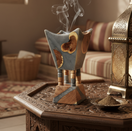 مبخر المجالس كبير – رمادي